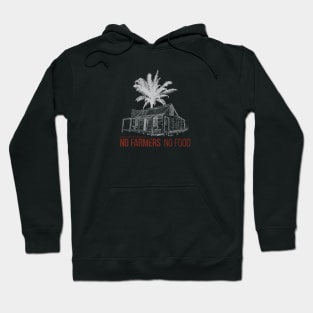 No Farming No Food | Farm Living | Tropical Tree Hoodie